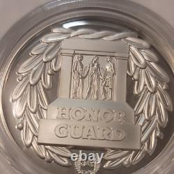 2022 Cook Is $5 Tomb Unknown Soldier High Relief 1oz Silver Standish 7K