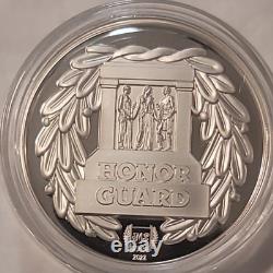 2022 Cook Is $5 Tomb Unknown Soldier High Relief 1oz Silver Standish 7K