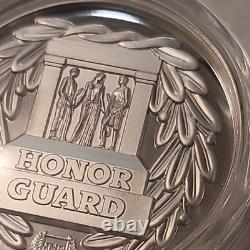 2022 Cook Is $5 Tomb Unknown Soldier High Relief 1oz Silver Standish 7K