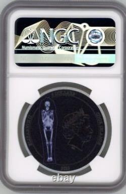 2022 Cook Is $5 X RAY MUMMY SILVER COIN NGC PF 70 FR CIT