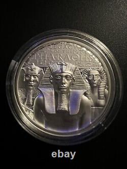 2022 Cook Island 1 oz Proof/UHR Legacy of the Pharaoh's Silver Coin