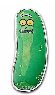 2022 Cook Island 1 oz Silver $1 Rick and Morty Pickle Rick Coin