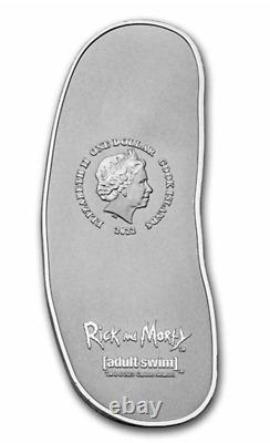 2022 Cook Island 1 oz Silver $1 Rick and Morty Pickle Rick Coin