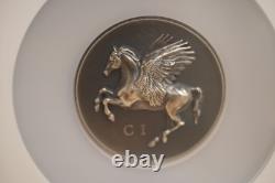 2022 Cook Island 5oz Silver Pegasos NGC MS70 Antiqued $25 Coin