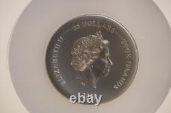 2022 Cook Island 5oz Silver Pegasos NGC MS70 Antiqued $25 Coin