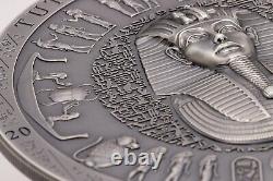 2022 Cook Island Archeology Symbolism Tutankhamun's Tomb 3oz Silver Coin