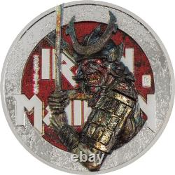 2022 Cook Island Iron Maiden Senjutsu 2oz Silver Proof Coin