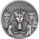 2022 Cook Island Legacy of the Pharaohs 3oz Silver Antique Finish Mintage 2022