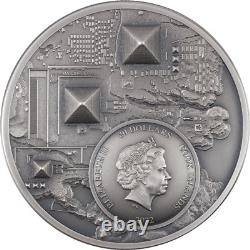 2022 Cook Island Legacy of the Pharaohs 3oz Silver Antique Finish Mintage 2022