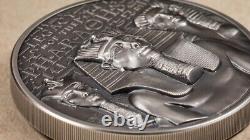 2022 Cook Island Legacy of the Pharaohs 3oz Silver Antique Finish Mintage 2022