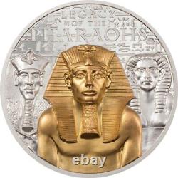 2022 Cook Island Legacy of the Pharaohs 3oz Silver Proof Coin