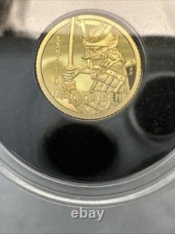 2022 Cook Islands 0.5 gram Gold Iron Maiden Senjutsu $5 0.999 Fine