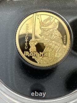 2022 Cook Islands 0.5 gram Gold Iron Maiden Senjutsu $5 0.999 Fine