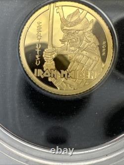 2022 Cook Islands 0.5 gram Gold Iron Maiden Senjutsu $5 0.999 Fine