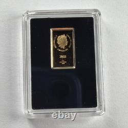 2022 Cook Islands 0.5g Gold Bar Coin 999, 24 Carat Harry PotterT Luna Lovegood