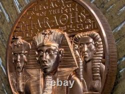 2022 Cook Islands $1 Legacy of the Pharaohs Ultra High Relief 50g Copper
