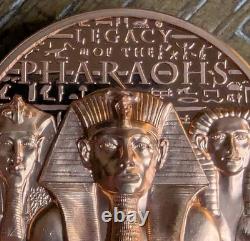 2022 Cook Islands $1 Legacy of the Pharaohs Ultra High Relief 50g Copper