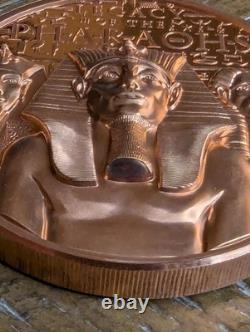 2022 Cook Islands $1 Legacy of the Pharaohs Ultra High Relief 50g Copper