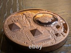2022 Cook Islands $1 Legacy of the Pharaohs Ultra High Relief 50g Copper