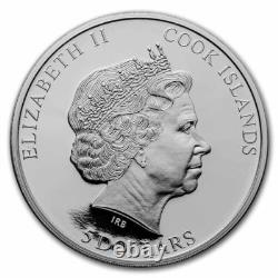 2022 Cook Islands 1 oz Silver In Memoriam Queen Elizabeth II NGC 70 FR