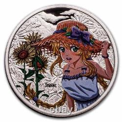 2022 Cook Islands 1 oz Silver Manga Four Seasons Summer SKU#271384