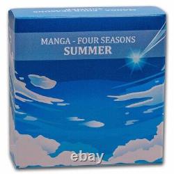 2022 Cook Islands 1 oz Silver Manga Four Seasons Summer SKU#271384