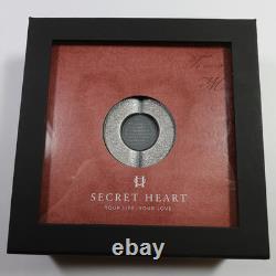 2022 Cook Islands 1 oz Silver Secret Heart $5 Coin #59559A
