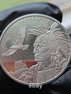 2022 Cook Islands 1 oz Silver Spirit of Liberty Bison Low Mintage! UNC