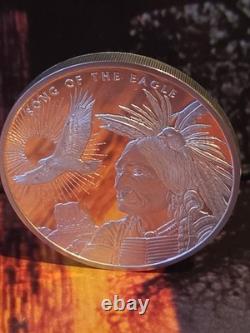2022 Cook Islands 1 oz Silver Spirit of Liberty Bison Low Mintage! UNC