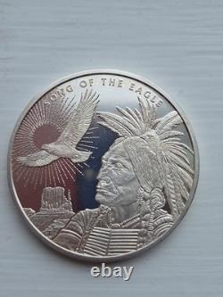 2022 Cook Islands 1 oz Silver Spirit of Liberty Bison Low Mintage! UNC