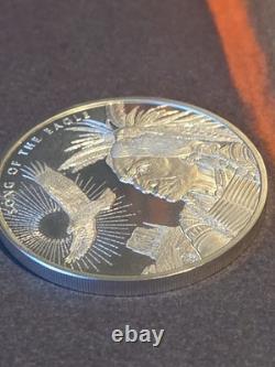 2022 Cook Islands 1 oz Silver Spirit of Liberty Bison Low Mintage! UNC