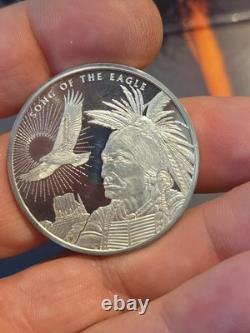 2022 Cook Islands 1 oz Silver Spirit of Liberty Bison Low Mintage! UNC