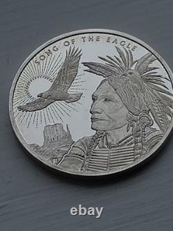 2022 Cook Islands 1 oz Silver Spirit of Liberty Bison Low Mintage! UNC