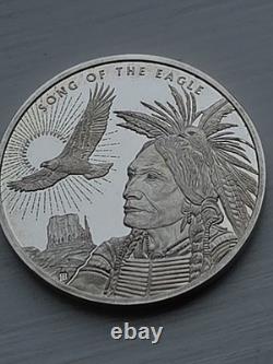 2022 Cook Islands 1 oz Silver Spirit of Liberty Bison Low Mintage! UNC