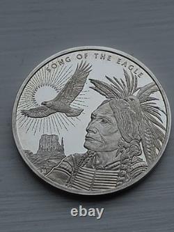 2022 Cook Islands 1 oz Silver Spirit of Liberty Bison Low Mintage! UNC