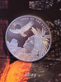 2022 Cook Islands 1 oz Silver Spirit of Liberty Bison Low Mintage! UNC
