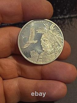 2022 Cook Islands 1 oz Silver Spirit of Liberty Bison Low Mintage! UNC