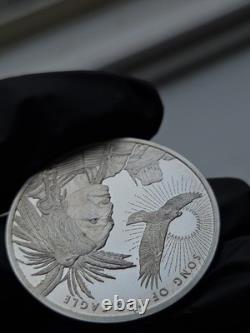 2022 Cook Islands 1 oz Silver Spirit of Liberty Bison Low Mintage! UNC