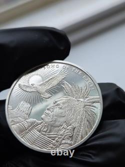 2022 Cook Islands 1 oz Silver Spirit of Liberty Bison Low Mintage! UNC
