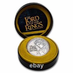 2022 Cook Islands 2 oz Silver Antique The Lord Of The Rings