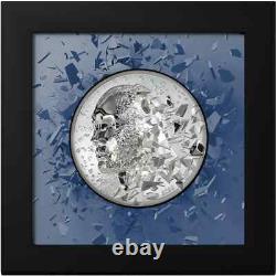 2022 Cook Islands $20 SILVER BURST 3oz. 999 Silver Coin with Display Box & COA