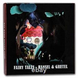 2022 Cook Islands 3 oz Silver Fairy Tales Hansel & Gretel SKU#257816