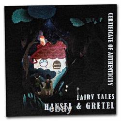 2022 Cook Islands 3 oz Silver Fairy Tales Hansel & Gretel SKU#257816