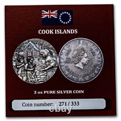 2022 Cook Islands 3 oz Silver Fairy Tales Hansel & Gretel SKU#257816