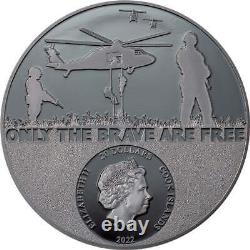 2022 Cook Islands 3 oz Silver Real Heroes Special Forces