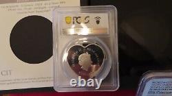 2022 Cook Islands $5 Brilliant Love Heart Shape 20g Silver FDI PCGS PR69DCAM