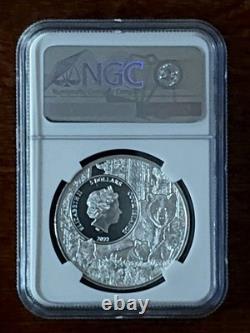 2022 Cook Islands $5 Connecticut Sperm Whale. 999 Silver NGC MS70 Colorized