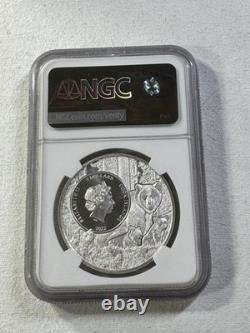 2022 Cook Islands $5 Delaware Grey Fox Silver Coin Graded MS 70 by NGC
