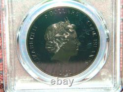 2022 Cook Islands $5 Iron Maiden Number Of The Beast Coin & Box Pcgs Pr70 Dcam