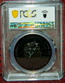 2022 Cook Islands $5 Iron Maiden Number Of The Beast Coin & Box Pcgs Pr70 Dcam